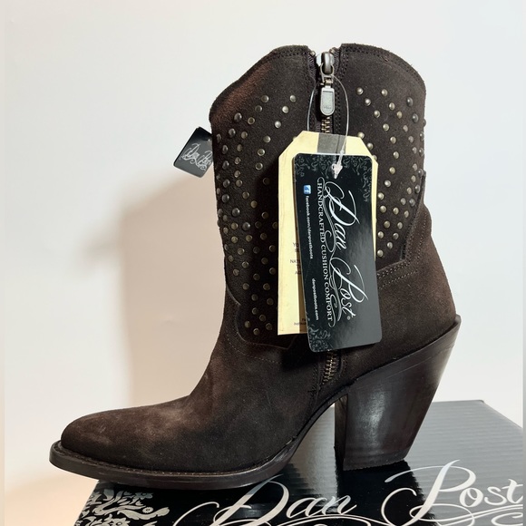Dan Post Stud Boot NWT from Sundance Brown Size 8 - Picture 5 of 10